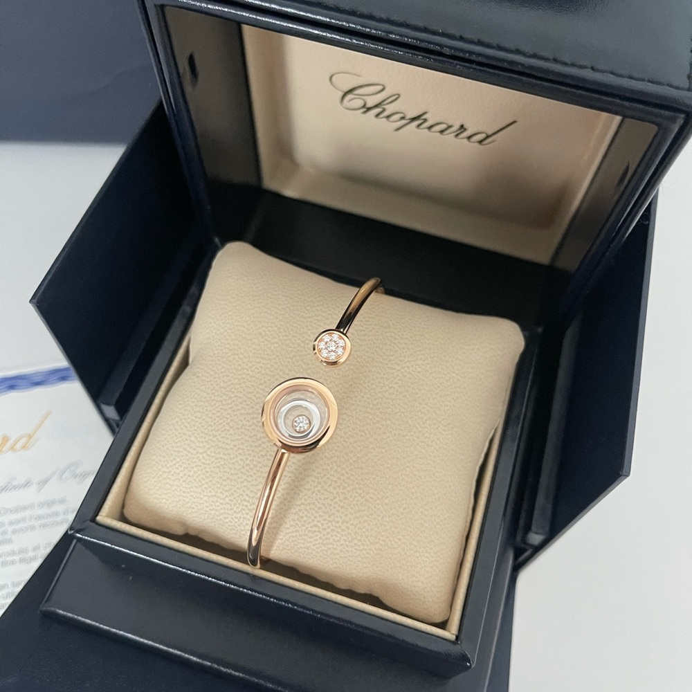 Chopard HAPPY SPIRIT bangle AUTHENTIC diamonds